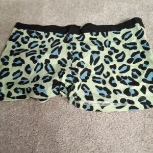 Leopard print shorts